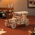 RoboTime 3D dřevěná mechanická skládačka Historické auto